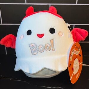 Melfy the Ghost in Red Devil Costume